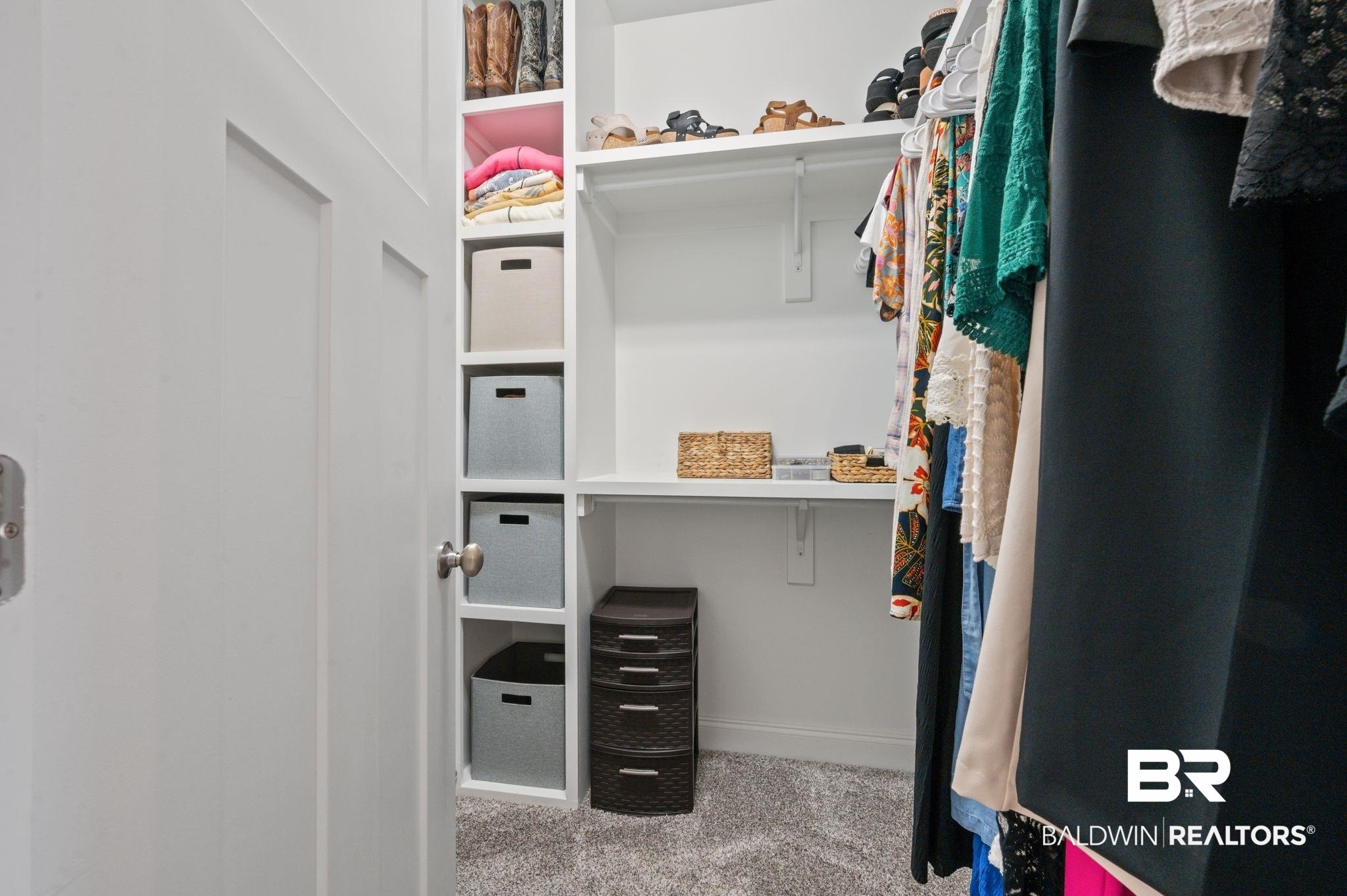 418 Fortune Drive Fairhope, AL 36532 - Photo 31 of 63 Walk in closet featuring carpet flooring