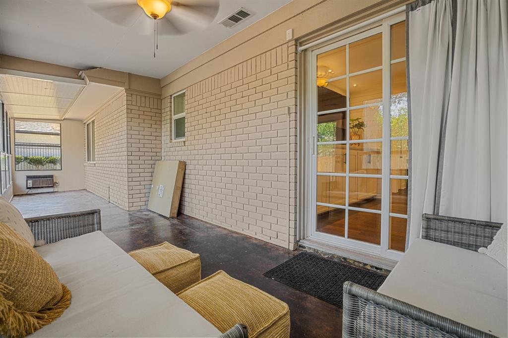 4529 Cloudview Road Fort Worth, TX 76109 - Photo 24 of 26 a view of workspace with wooden floor and windows