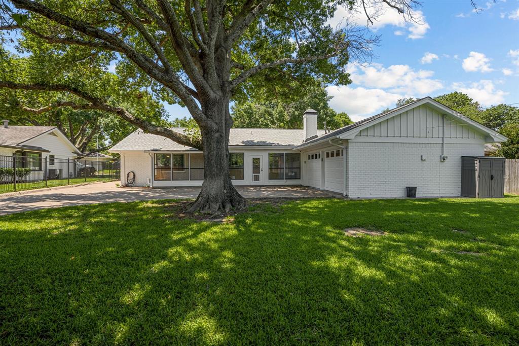 4529 Cloudview Road Fort Worth, TX 76109 - Photo 26 of 26 a front view of house with yard and green space