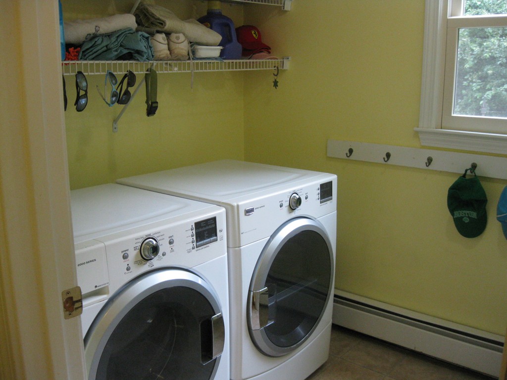 8 Abbey Road Walpole, MA 02071 - Photo 15 of 30 a utility room with dryer and washer