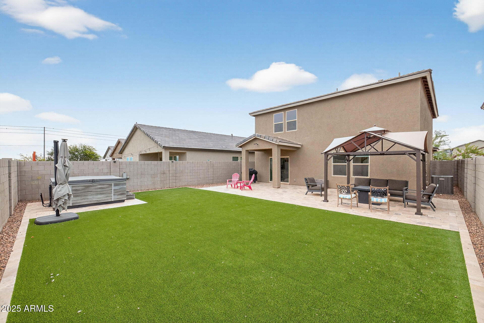 6126 East Athena Road Florence, AZ 85132 - Photo 24 of 39 27)BACK OF HOME