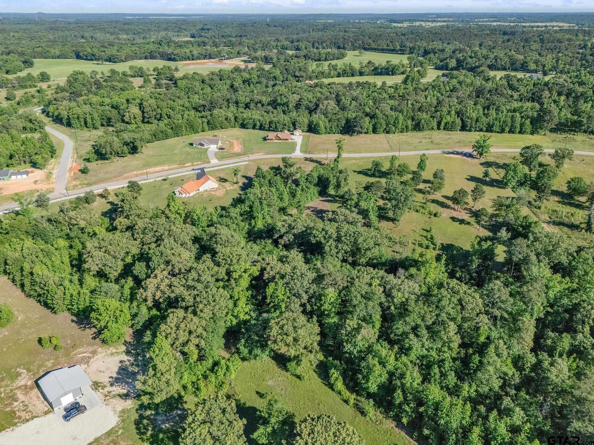 16808 Ridgeline Loop Winona, TX 75792 - Photo 9 of 12 an aerial view of a house with a yard