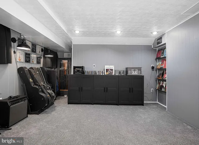 a view of a storage & utility room with stuff