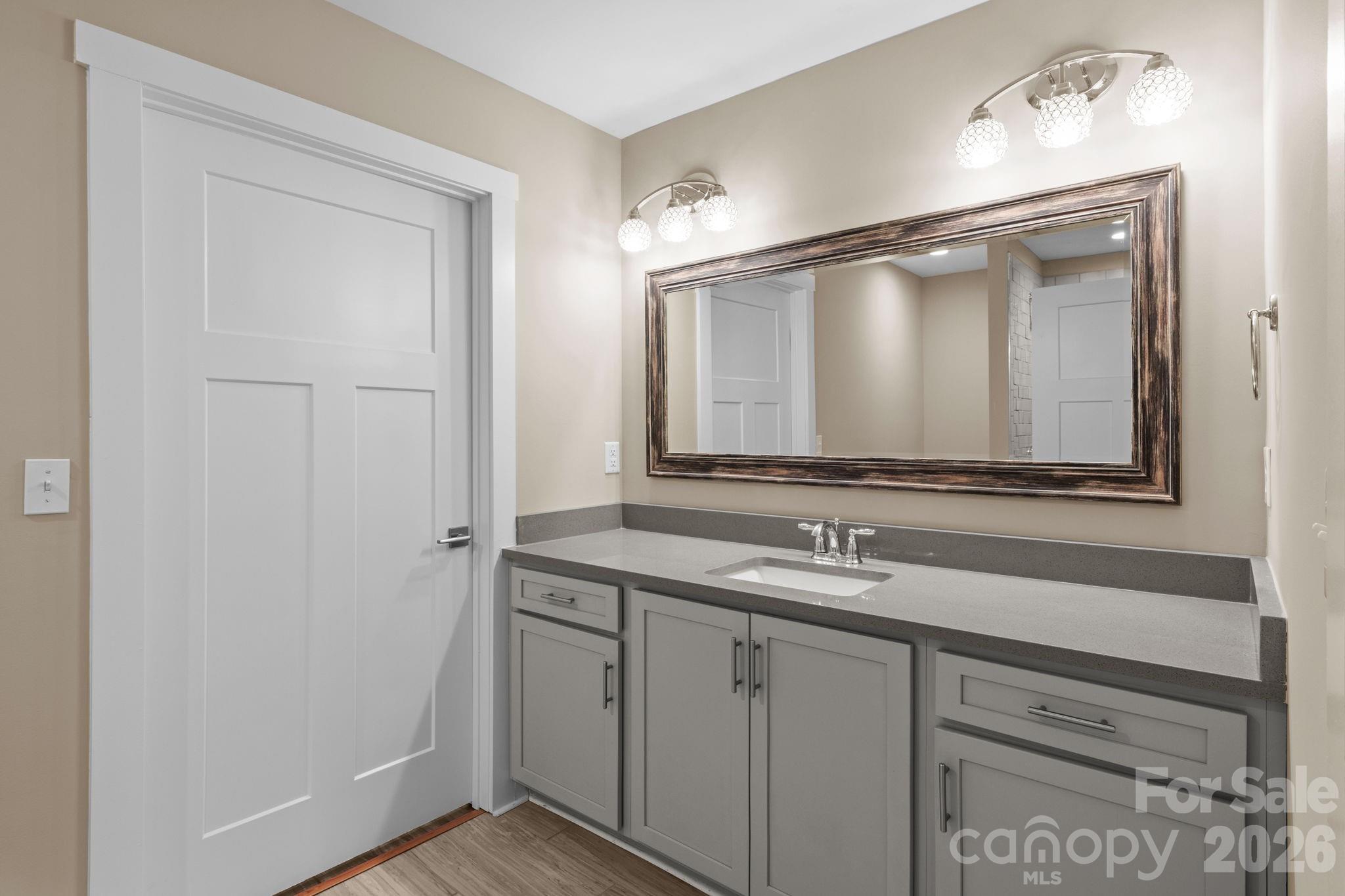 996 Cornelius Road Mooresville, NC 28117 - Photo 18 of 26 a bathroom with a sink and a mirror