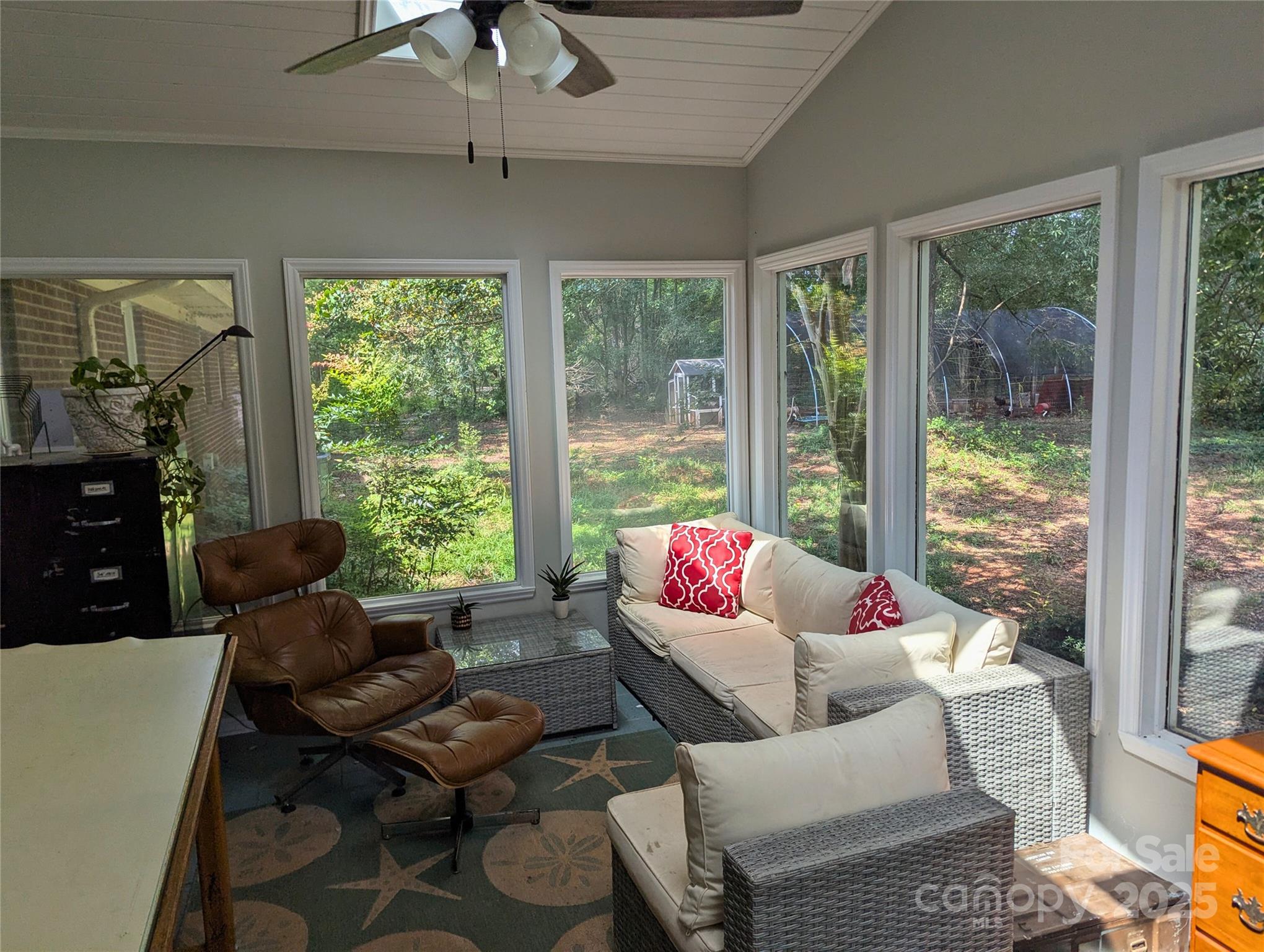 1737 Whiteside Road Forest City, NC 28043 - Photo 14 of 18 a living room with furniture and a floor to ceiling window