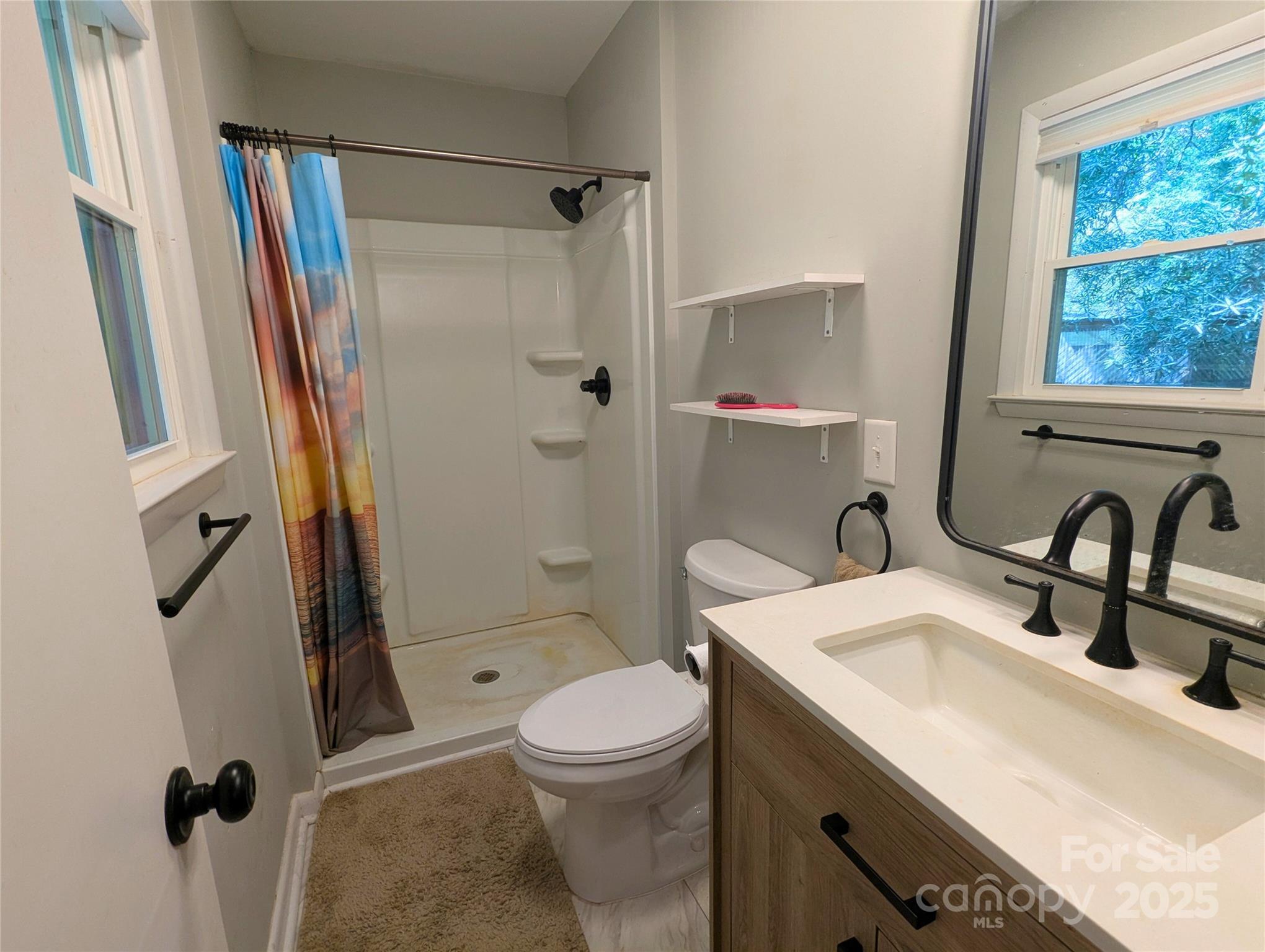 1737 Whiteside Road Forest City, NC 28043 - Photo 9 of 18 a bathroom with a sink toilet and shower