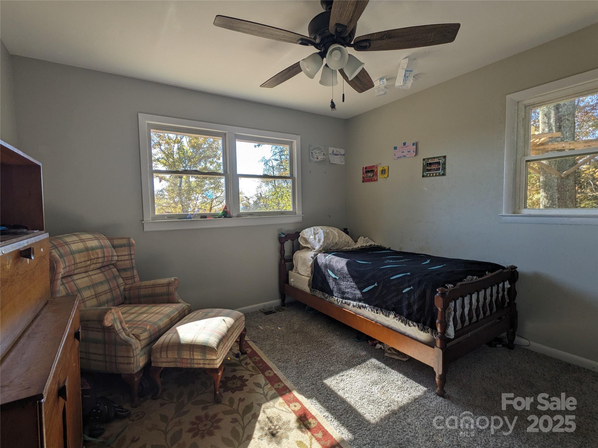 1737 Whiteside Road Forest City, NC 28043 - Photo 10 of 18 a bedroom with a bed and window