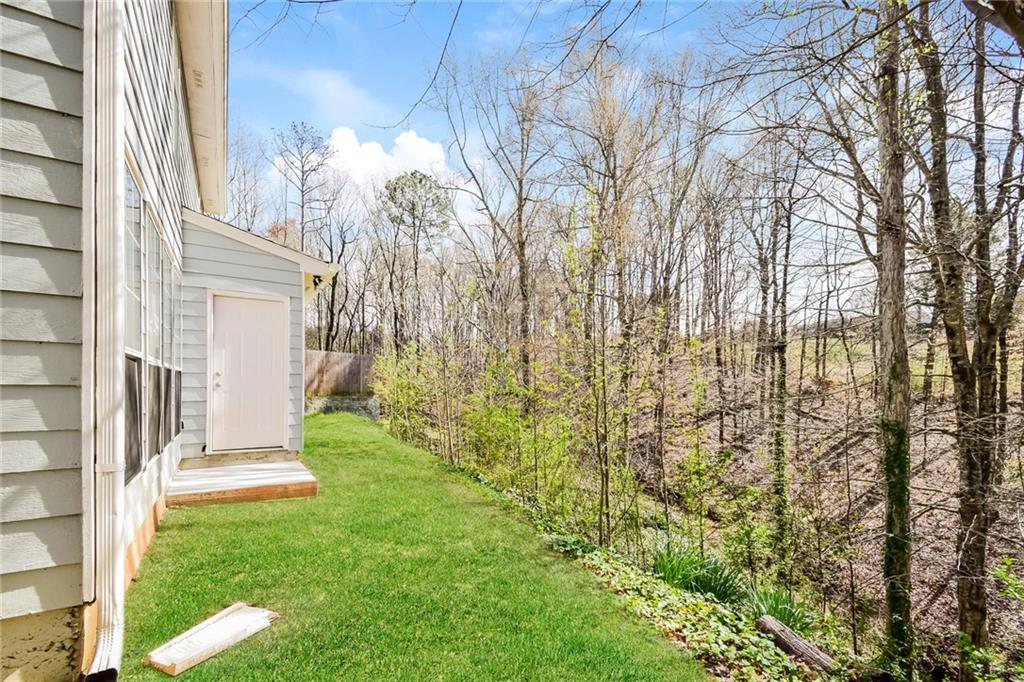 3543 Benthollow Way Duluth, GA 30096 - Photo 7 of 25 a view of yard from balcony