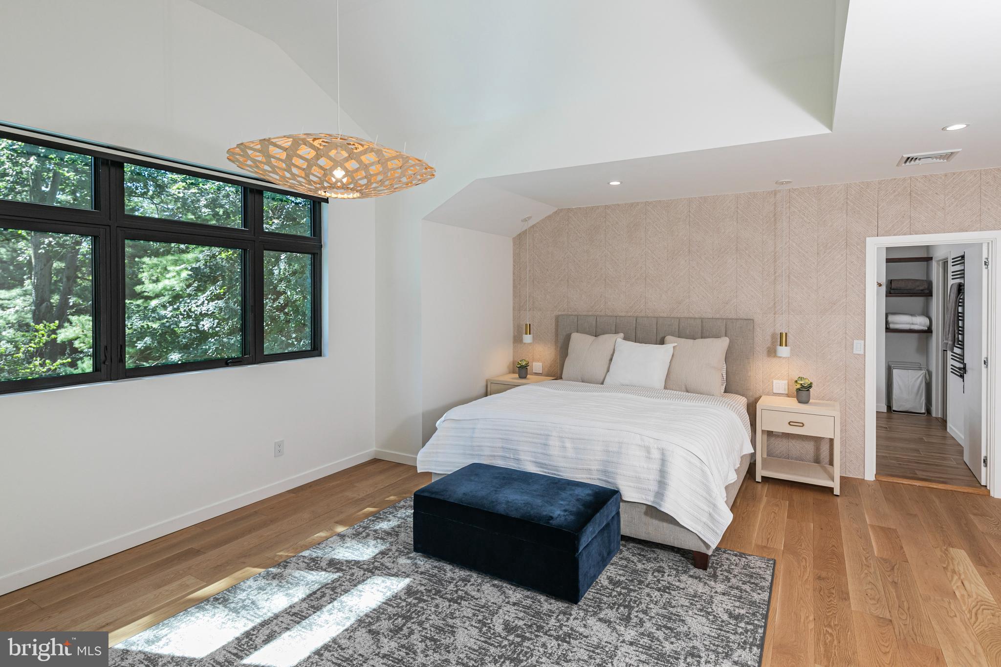 44 Armour Road Princeton, NJ 08540 - Photo 24 of 51 a bedroom with a bed and a large window