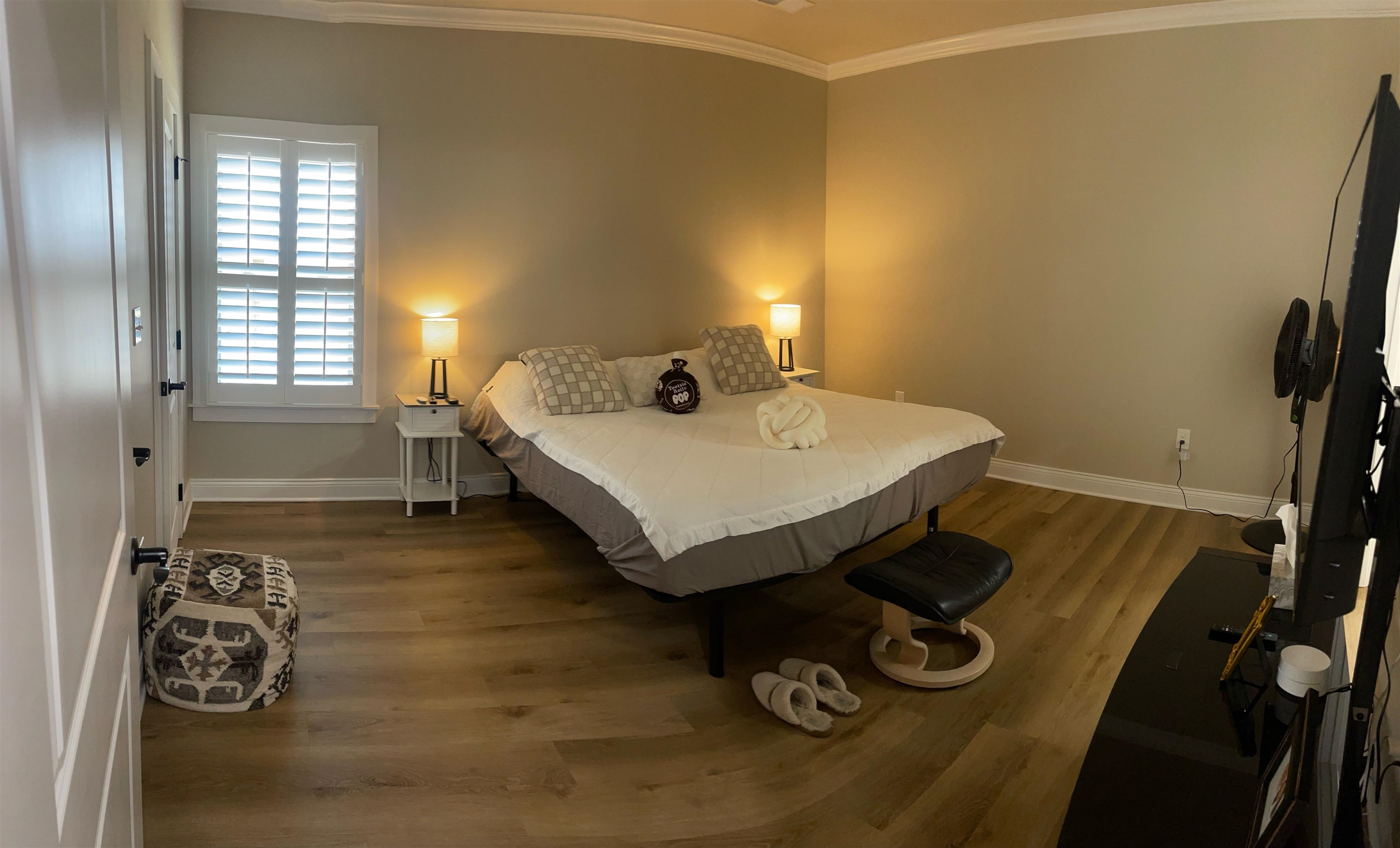 210 Church Street Ripley, TN 38063 - Photo 11 of 21 Bedroom with crown molding and dark wood-style floors