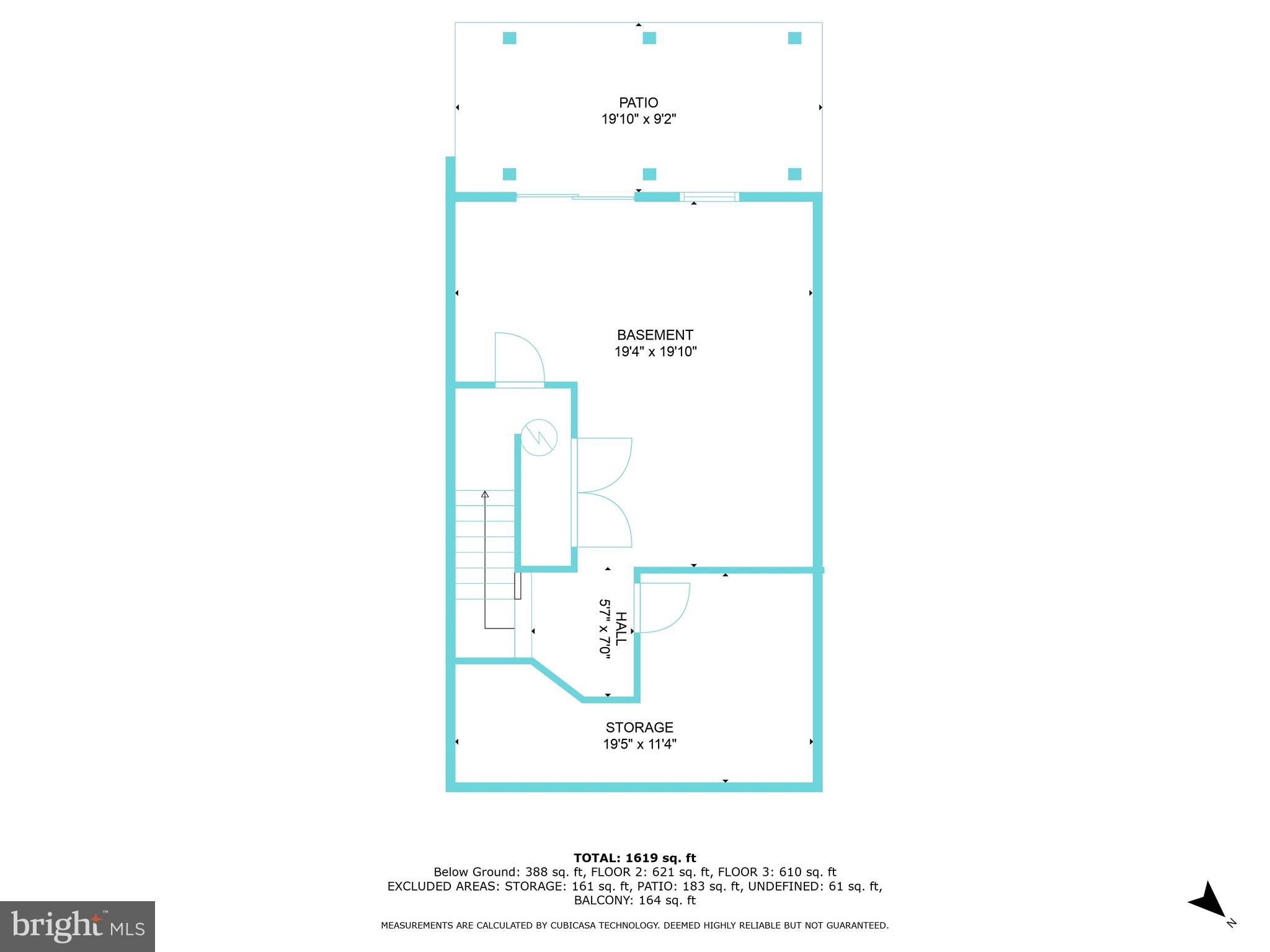 2538 Crest View Lane, Unit 2 Chesapeake Beach, MD 20732 - Photo 30 of 32 Basement Floor Plan
