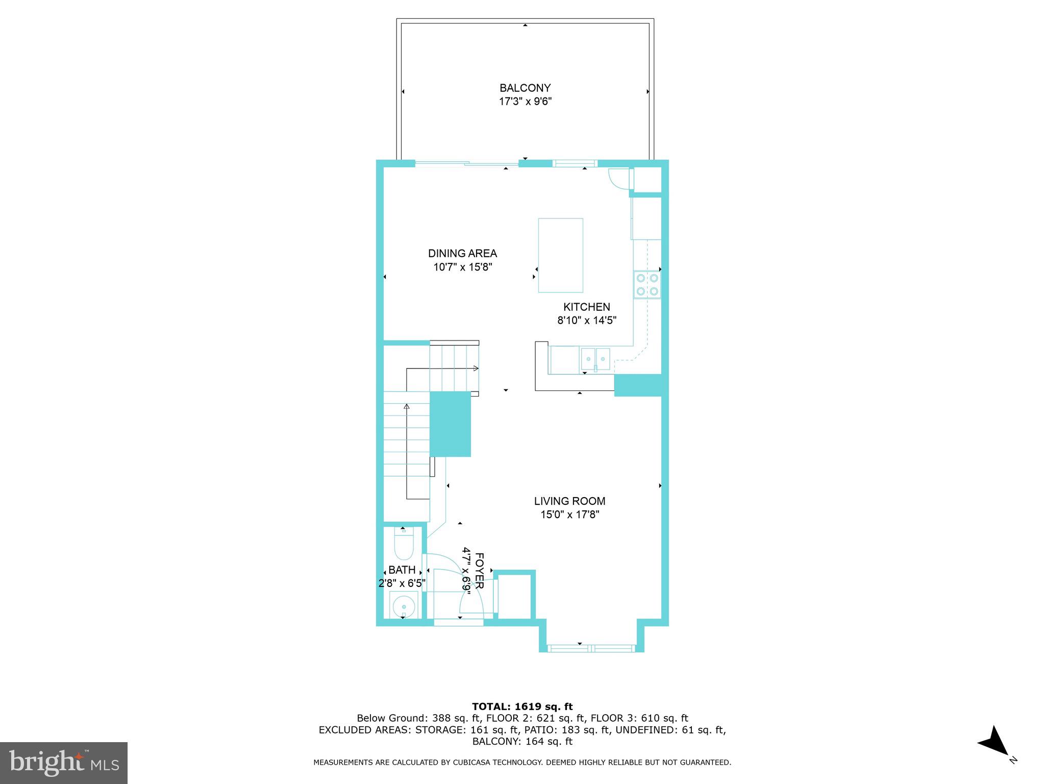 2538 Crest View Lane, Unit 2 Chesapeake Beach, MD 20732 - Photo 31 of 32 Main Floor Floor Plan