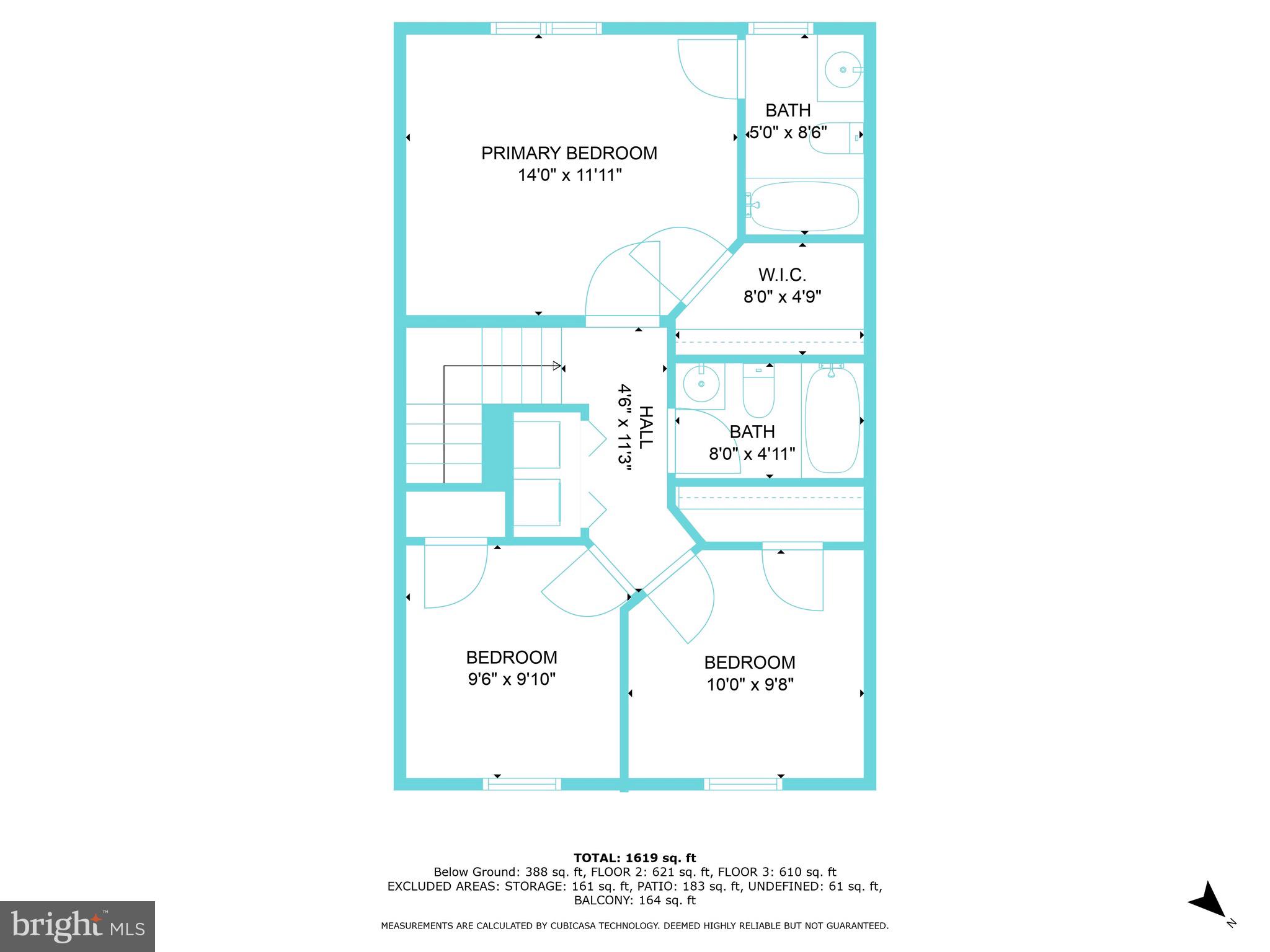 2538 Crest View Lane, Unit 2 Chesapeake Beach, MD 20732 - Photo 32 of 32 Upstairs Floor Plan