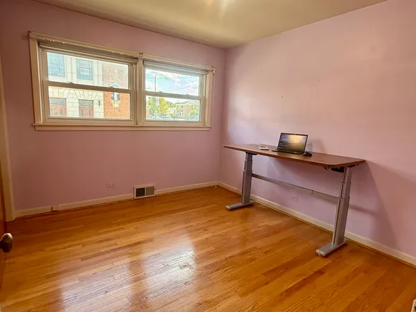 a room with a window