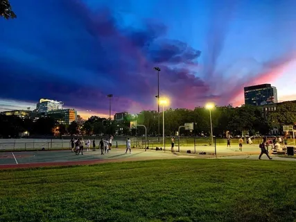 a view of a park