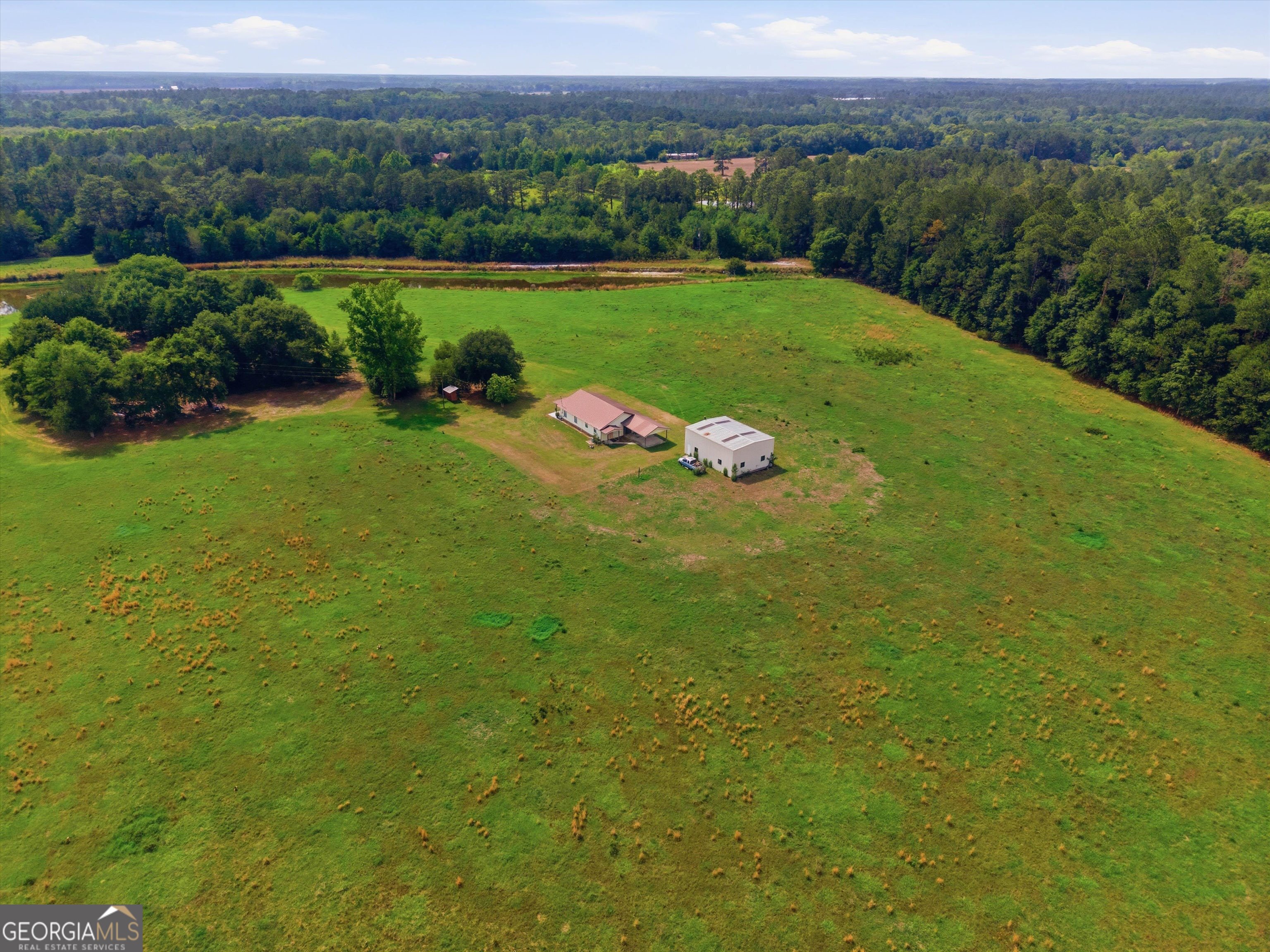 1525 Myron Hart Road Coolidge, GA 31738 - Photo 50 of 58 a view of a golf course with a lake