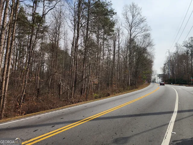 a view of a window and a yard