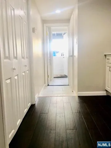 wooden floor with a window