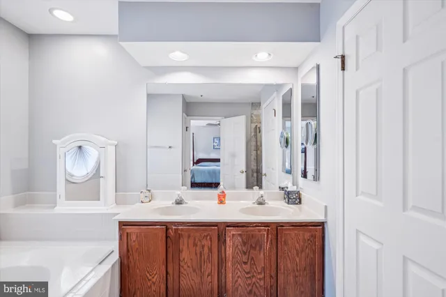 a view of a hallway with a white walls