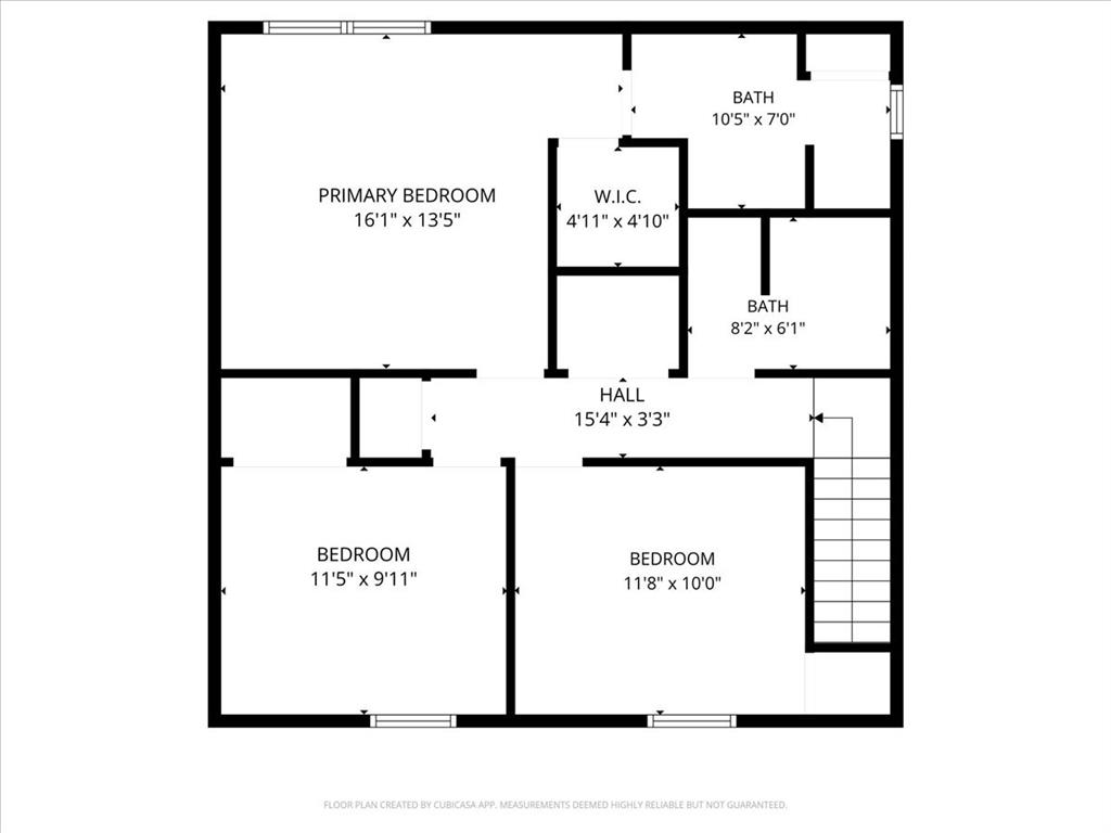 6925 Red Fox Trail Fort Worth, TX 76137 - Photo 21 of 23 Floor plan of upstairs bedrooms