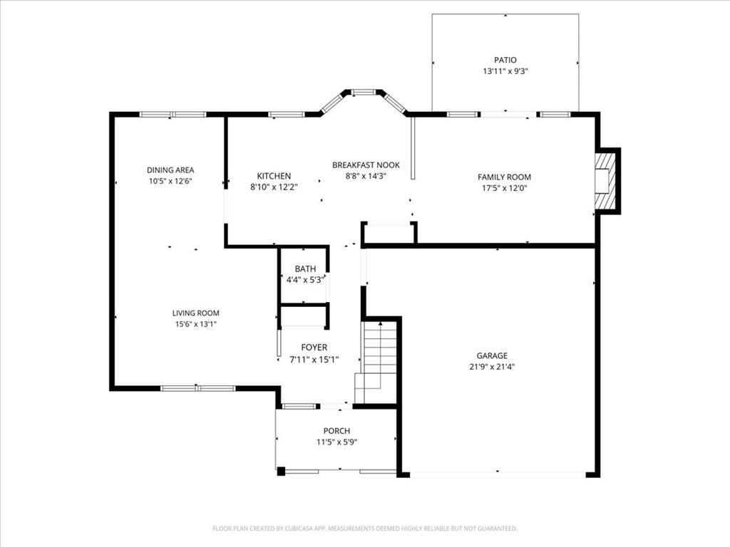 6925 Red Fox Trail Fort Worth, TX 76137 - Photo 22 of 23 Floor plan of downstairs