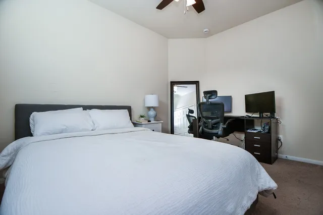 a room with furniture and window