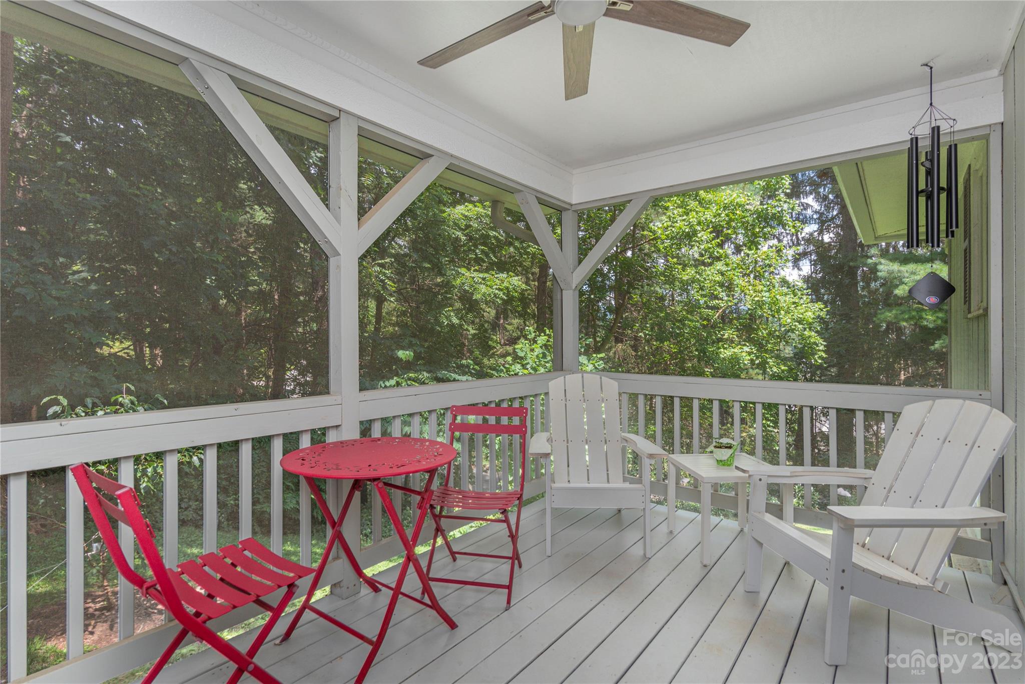 6 Cambridge Road Asheville, NC 28804 - Photo 26 of 35 a view of balcony with furniture and wooden deck