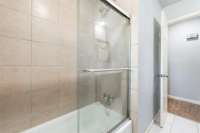 a view of backyard with green space