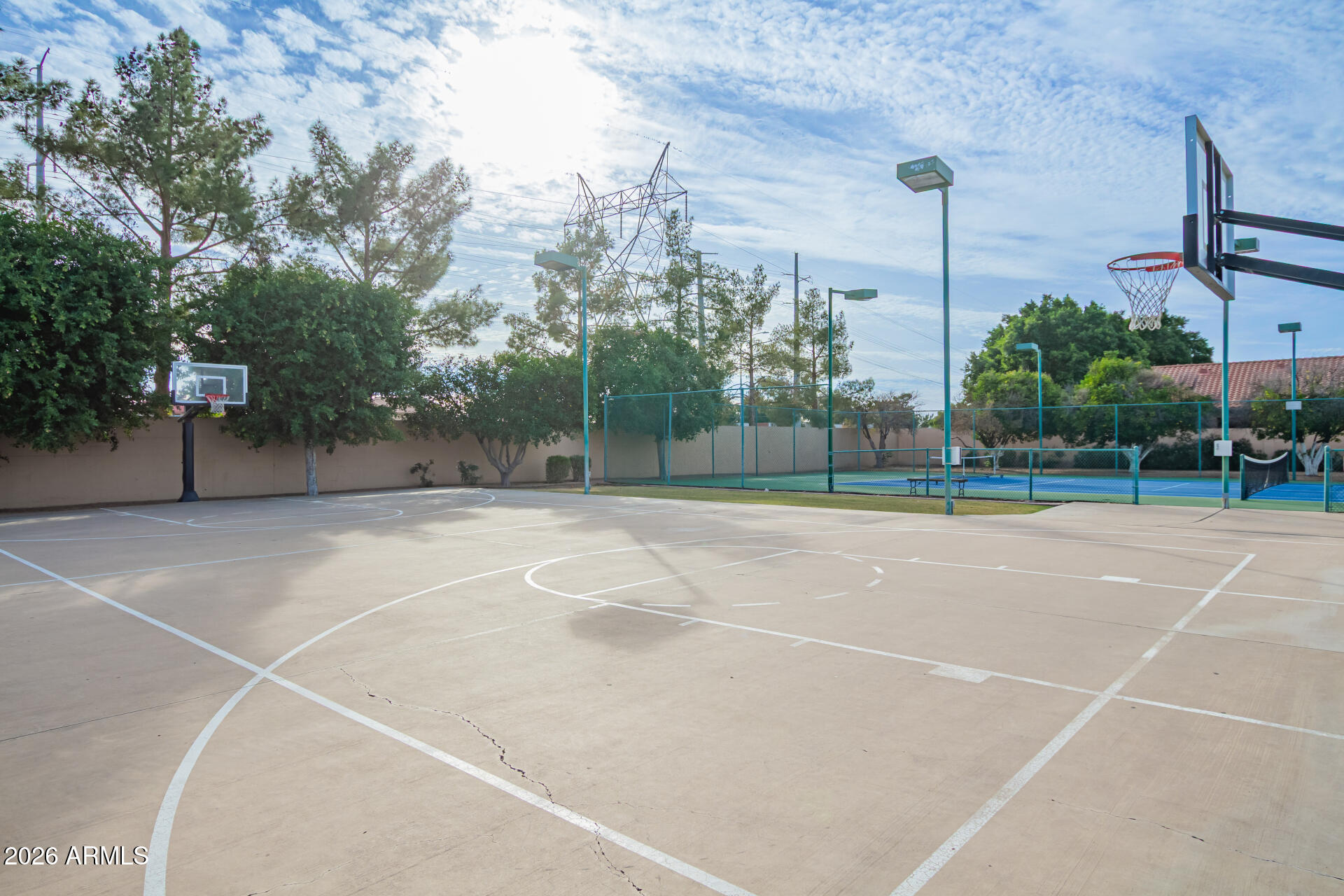 3528 East Decatur Street Mesa, AZ 85213 - Photo 45 of 55 a view of a tennis court
