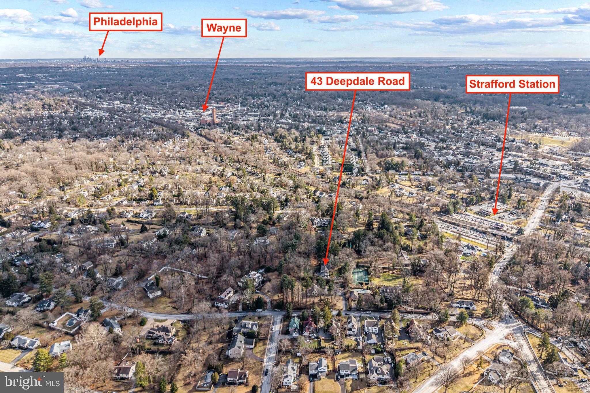 43 Deepdale Road Wayne, PA 19087 - Photo 41 of 41 Walk to train for easy commute!!!