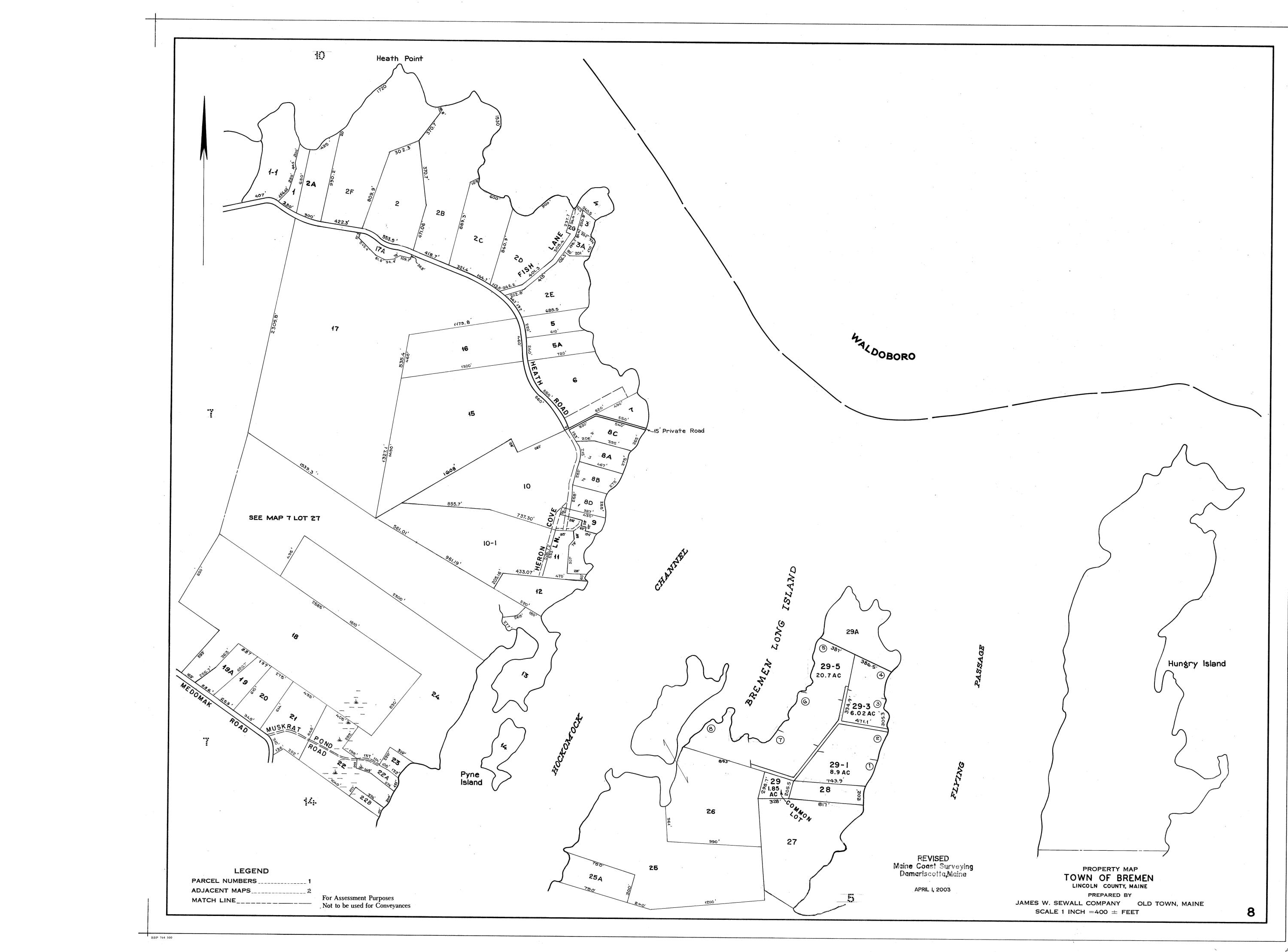8 Map Bremen, ME 04551 - Photo 1 of 4 Tax Map