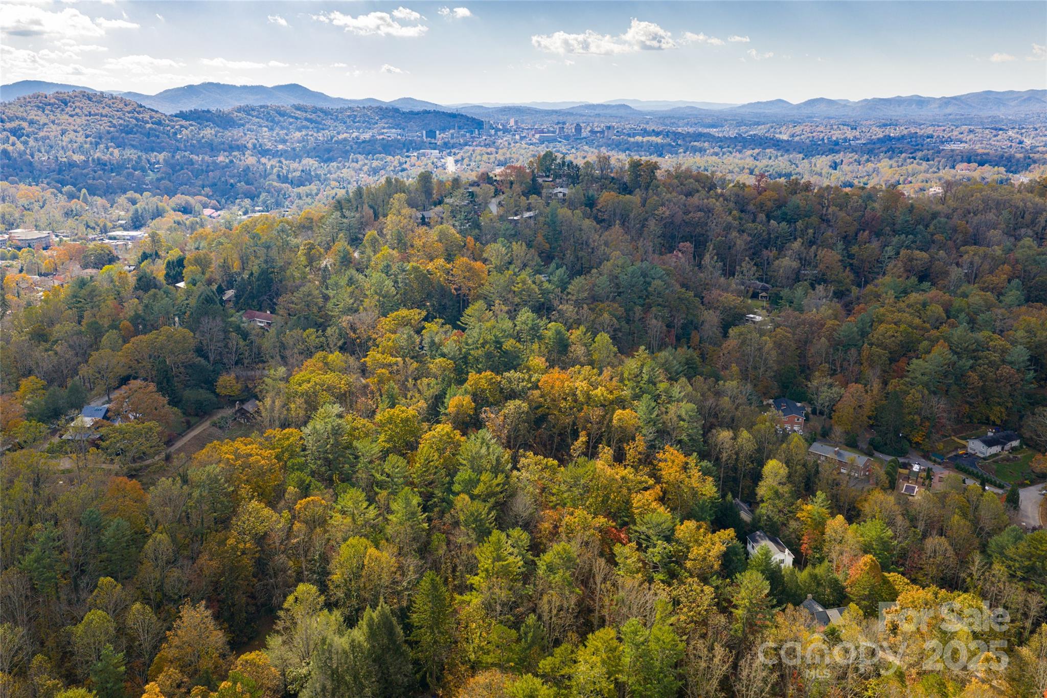 5 Horizon Hill Road Asheville, NC 28804 - Photo 17 of 42 an aerial view of residential house and green field