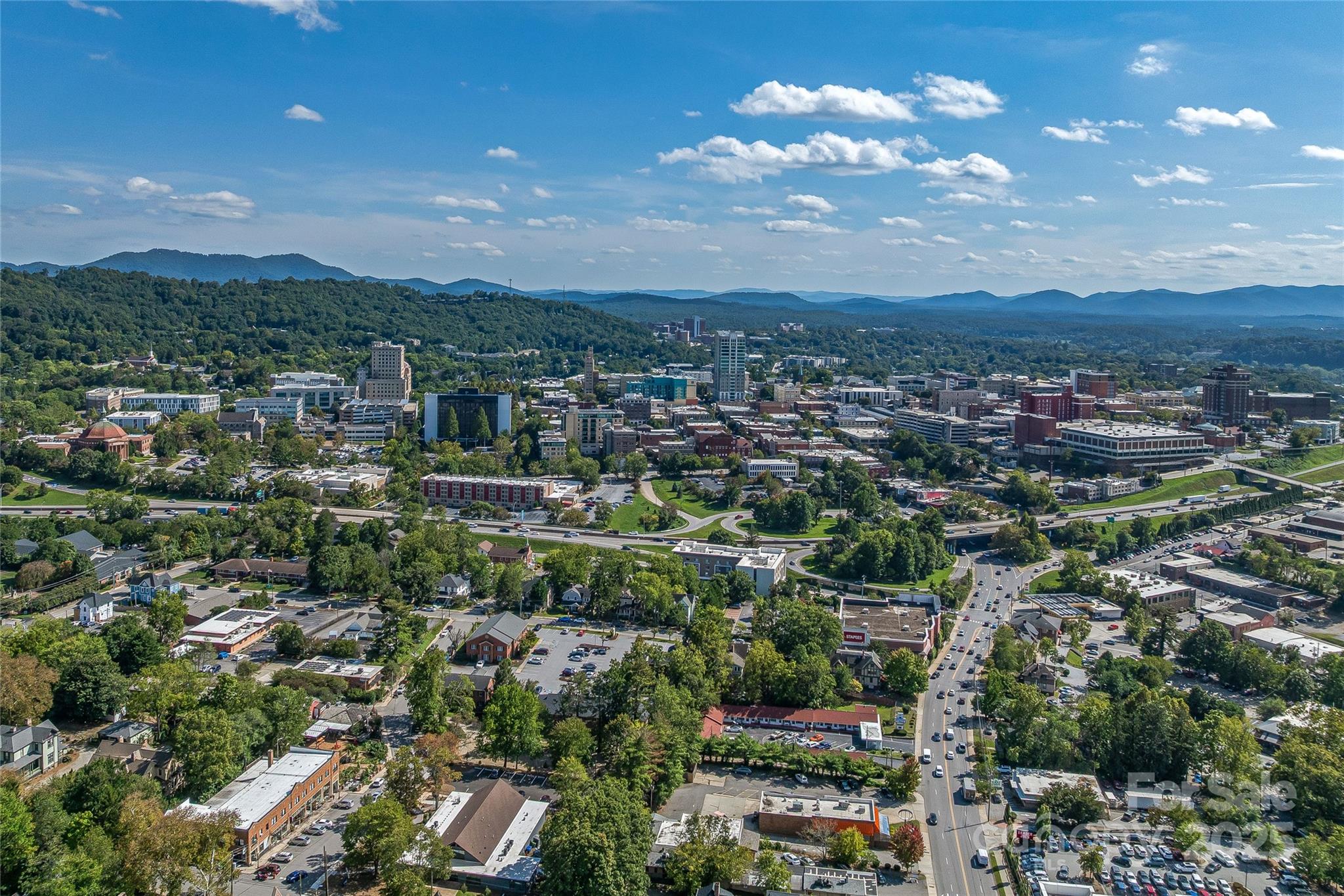 5 Horizon Hill Road Asheville, NC 28804 - Photo 37 of 42 an aerial view of a city