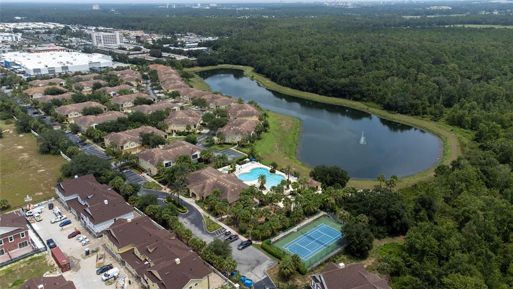 7531 Pellham Way, Unit 77 Kissimmee, FL 34747 - Photo 22 of 28 an aerial view of residential house with outdoor space