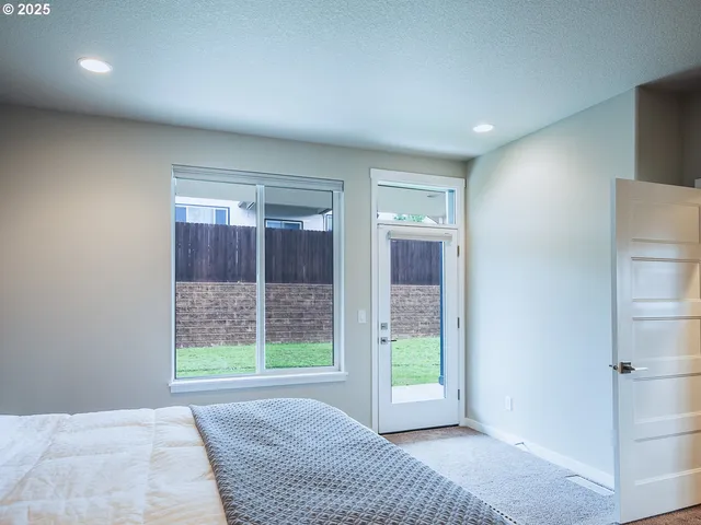 a view of a livingroom with a large window