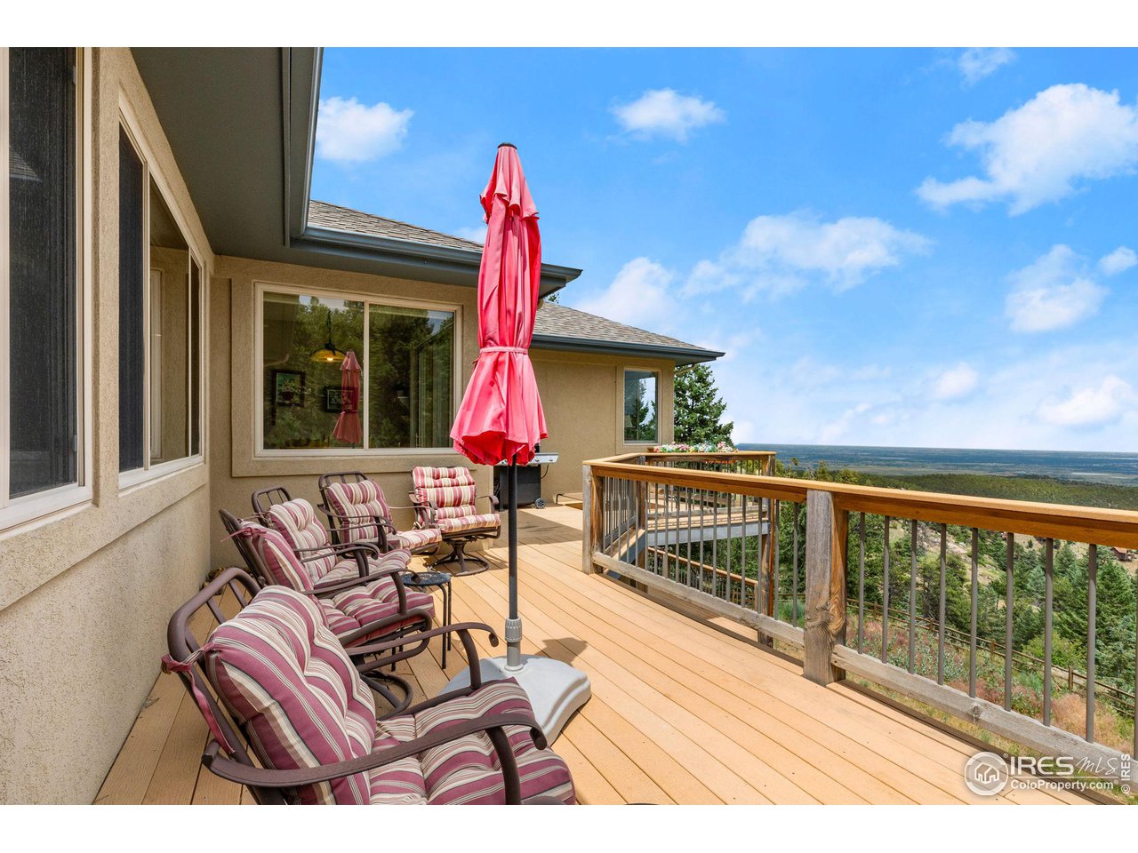 309 Sunrise Lane Boulder, CO 80302 - Photo 38 of 40 a view of sitting area with furniture and wooden deck
