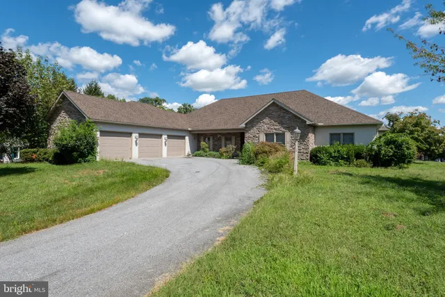 a view of house with garden