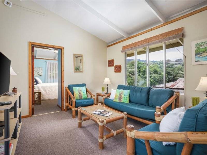 84-5193 Hawaiʻi Belt Road Captain Cook, HI 96704 - Photo 25 of 30 a living room with furniture and a large window