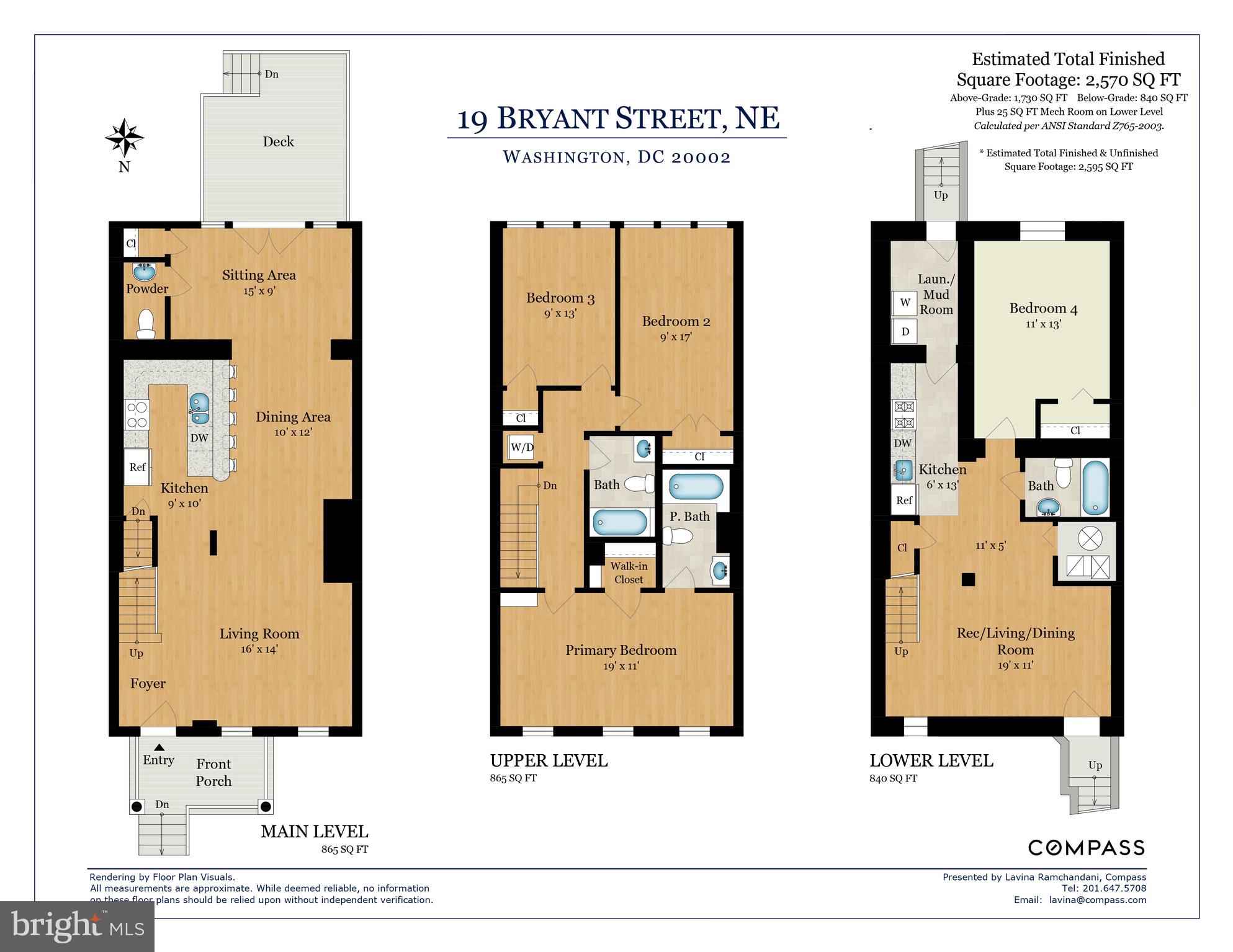 19 Bryant Street Northeast Washington, DC 20002 - Photo 44 of 44 Floor plan