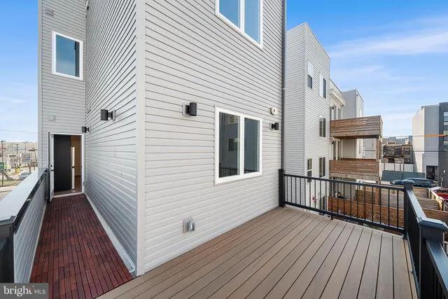 a view of a roof deck
