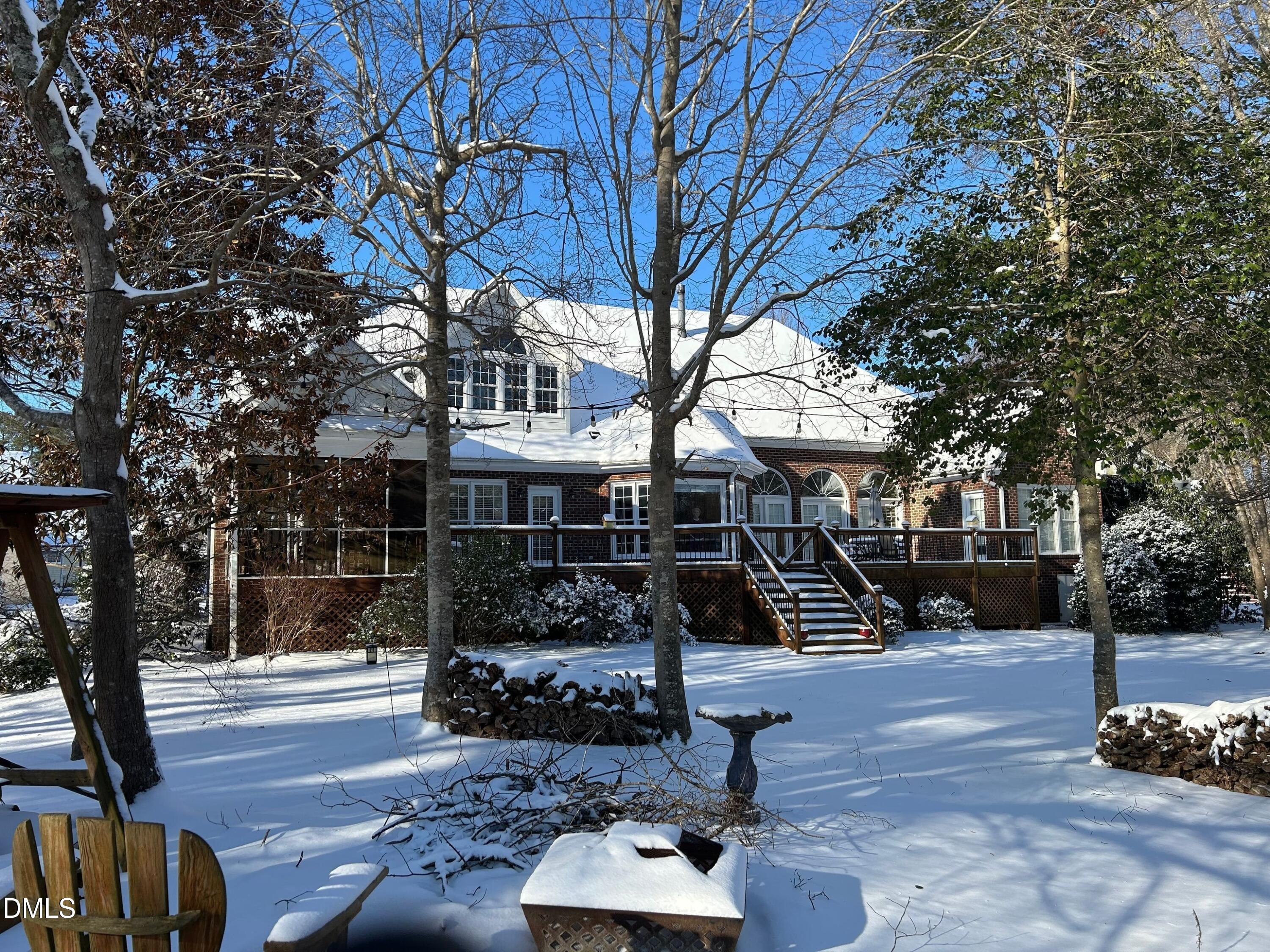 3608 Pauley Court Raleigh, NC 27610 - Photo 48 of 48 a front view of a building with trees