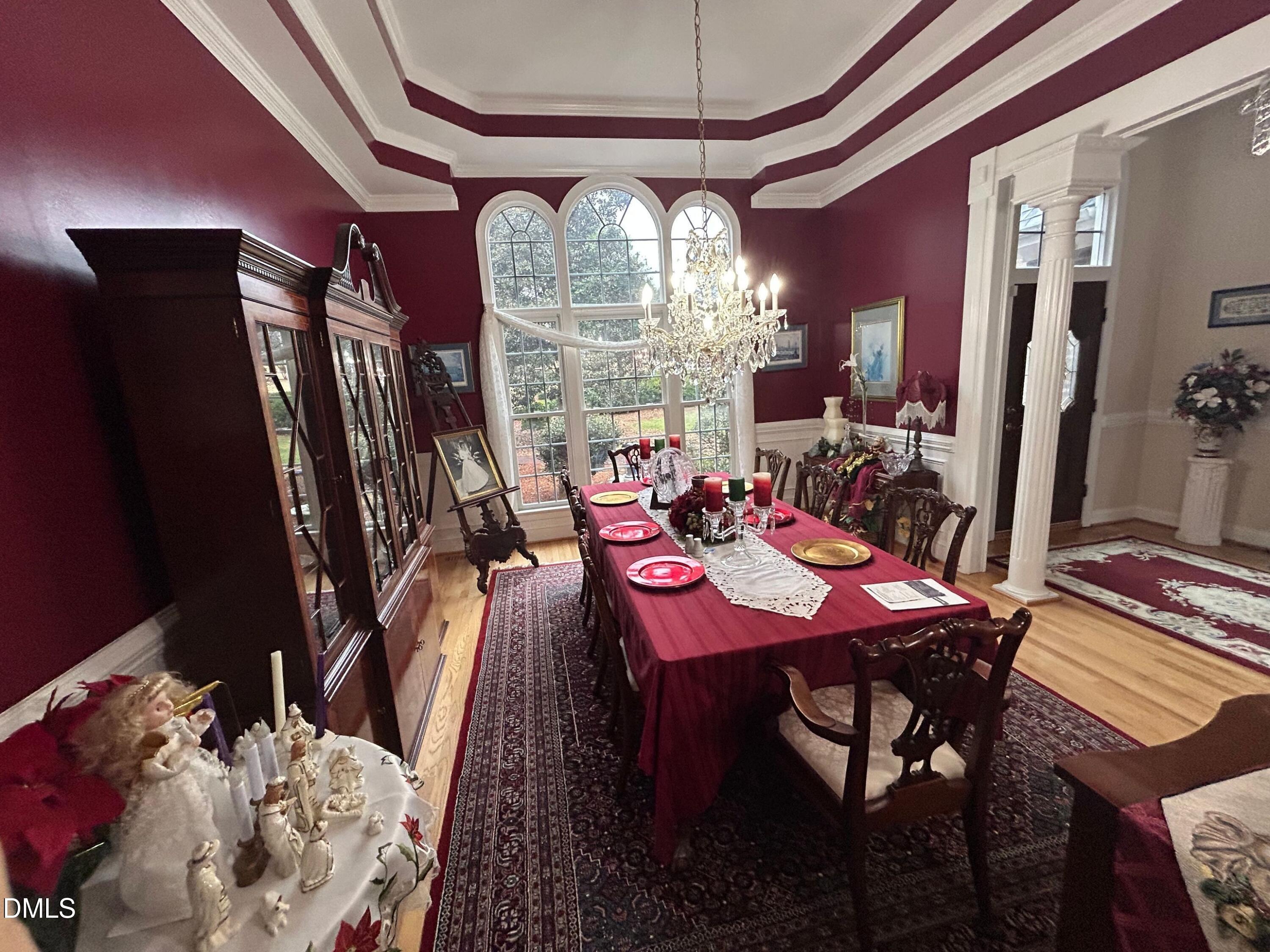 3608 Pauley Court Raleigh, NC 27610 - Photo 5 of 48 a view of a dining room with furniture and window