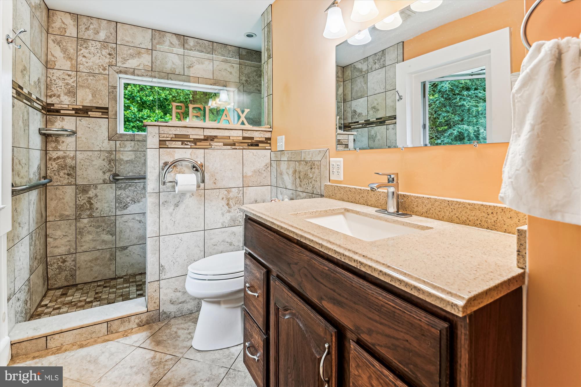 4441 Solomons Island Road Harwood, MD 20776 - Photo 49 of 87 Gorgeous Renovated Tuscan Tile Hall Bath
