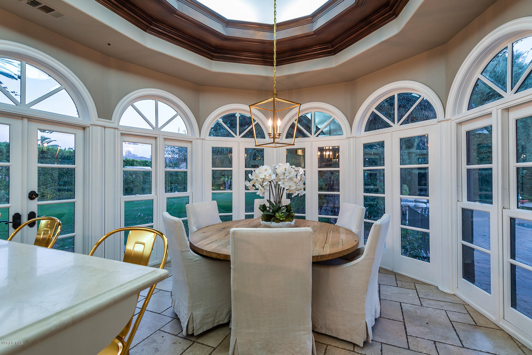 2095 Upper Ranch Road Westlake Village, CA 91362 - Photo 22 of 49 a view of a dining room with furniture window and outside view