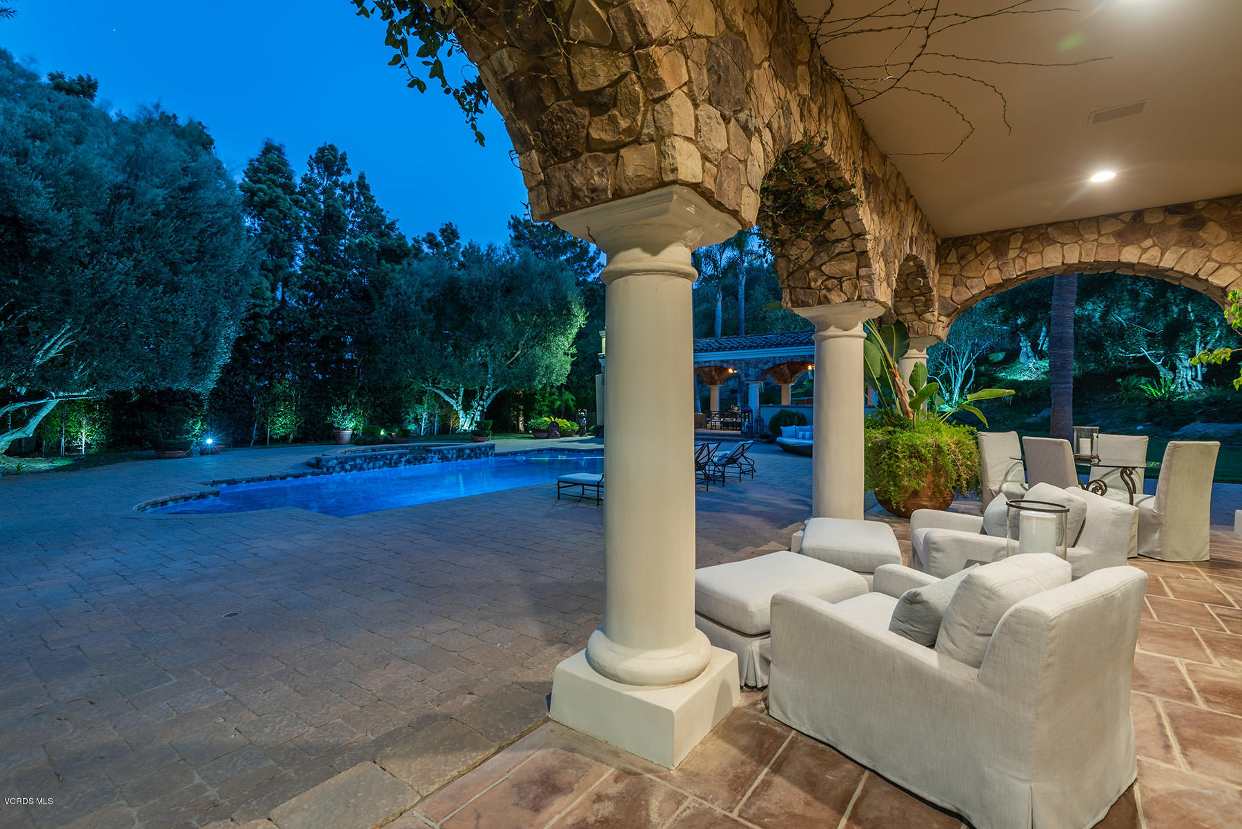 2095 Upper Ranch Road Westlake Village, CA 91362 - Photo 40 of 49 a view of a patio with couches and potted plants