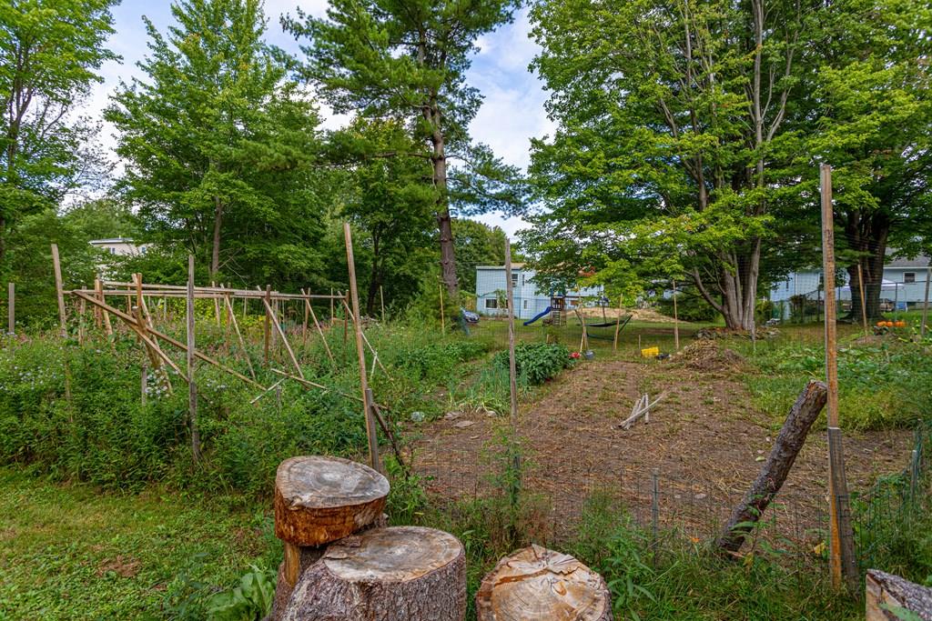 202 Whalom Road Lunenburg, MA 01462 - Photo 36 of 42 a view of a backyard with plants and a garden