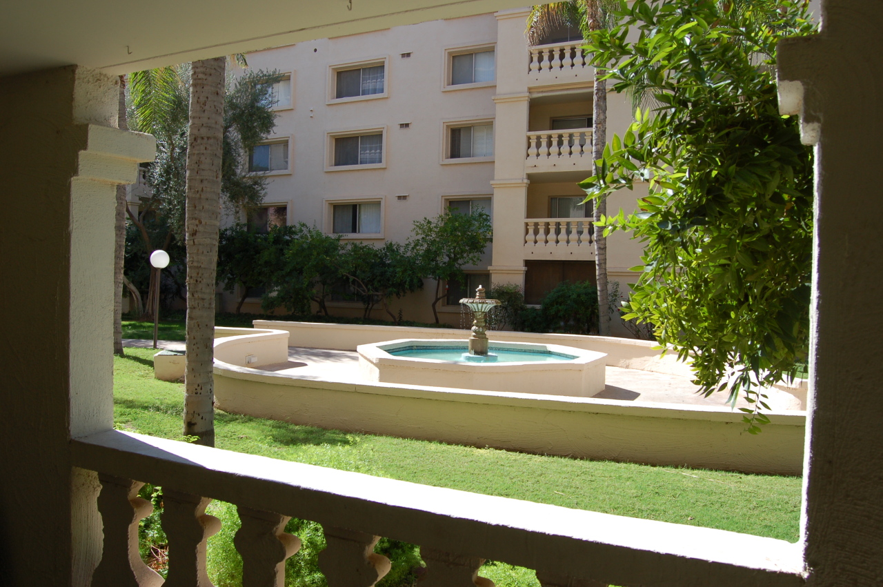 7950 East Camelback Road, Unit 107 Scottsdale, AZ 85251 - Photo 5 of 18 Patio fountain view