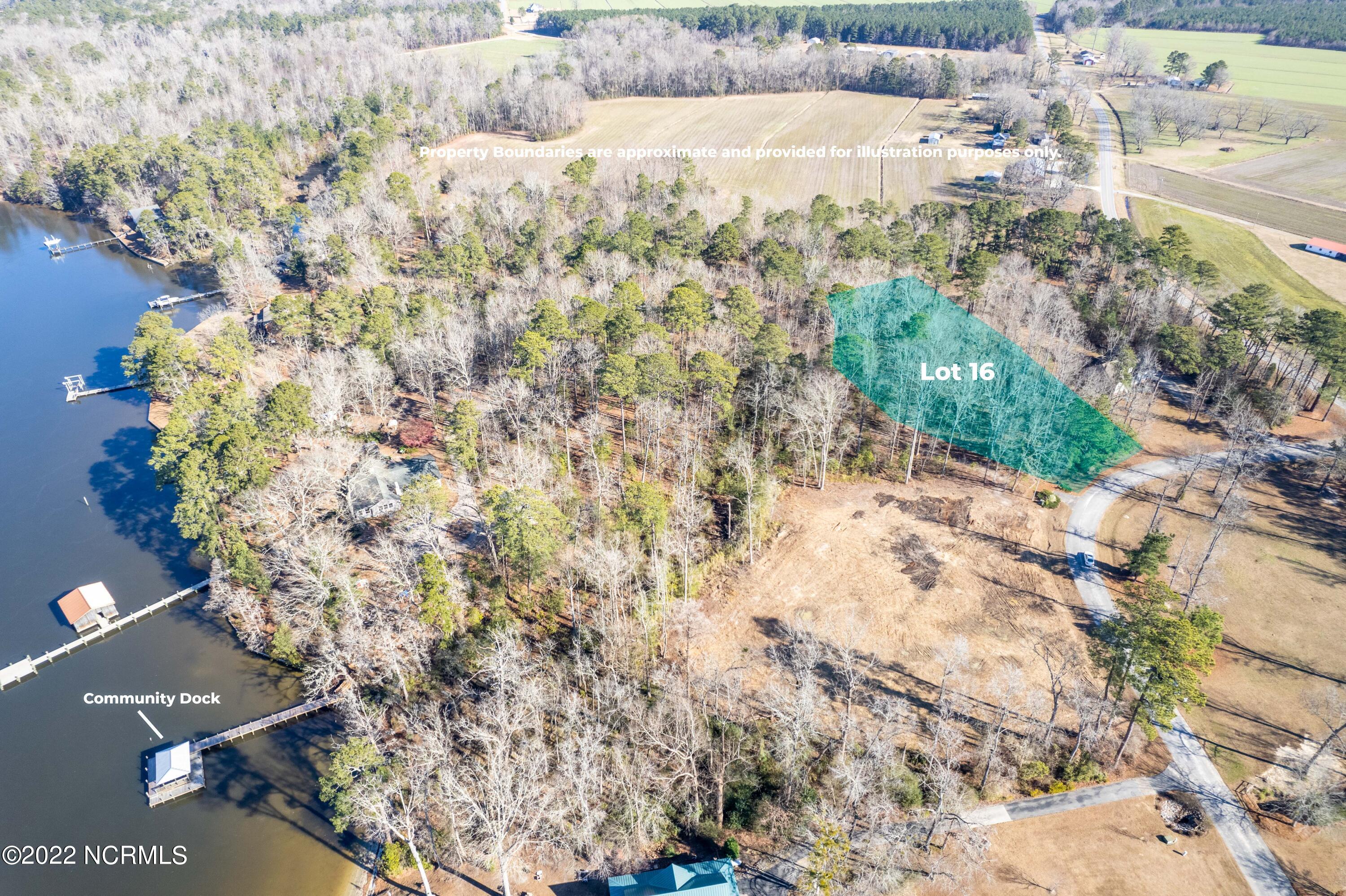 Lot 16 Teachs Cove Road Bath, NC 27808 - Photo 2 of 18 Aerial View 2