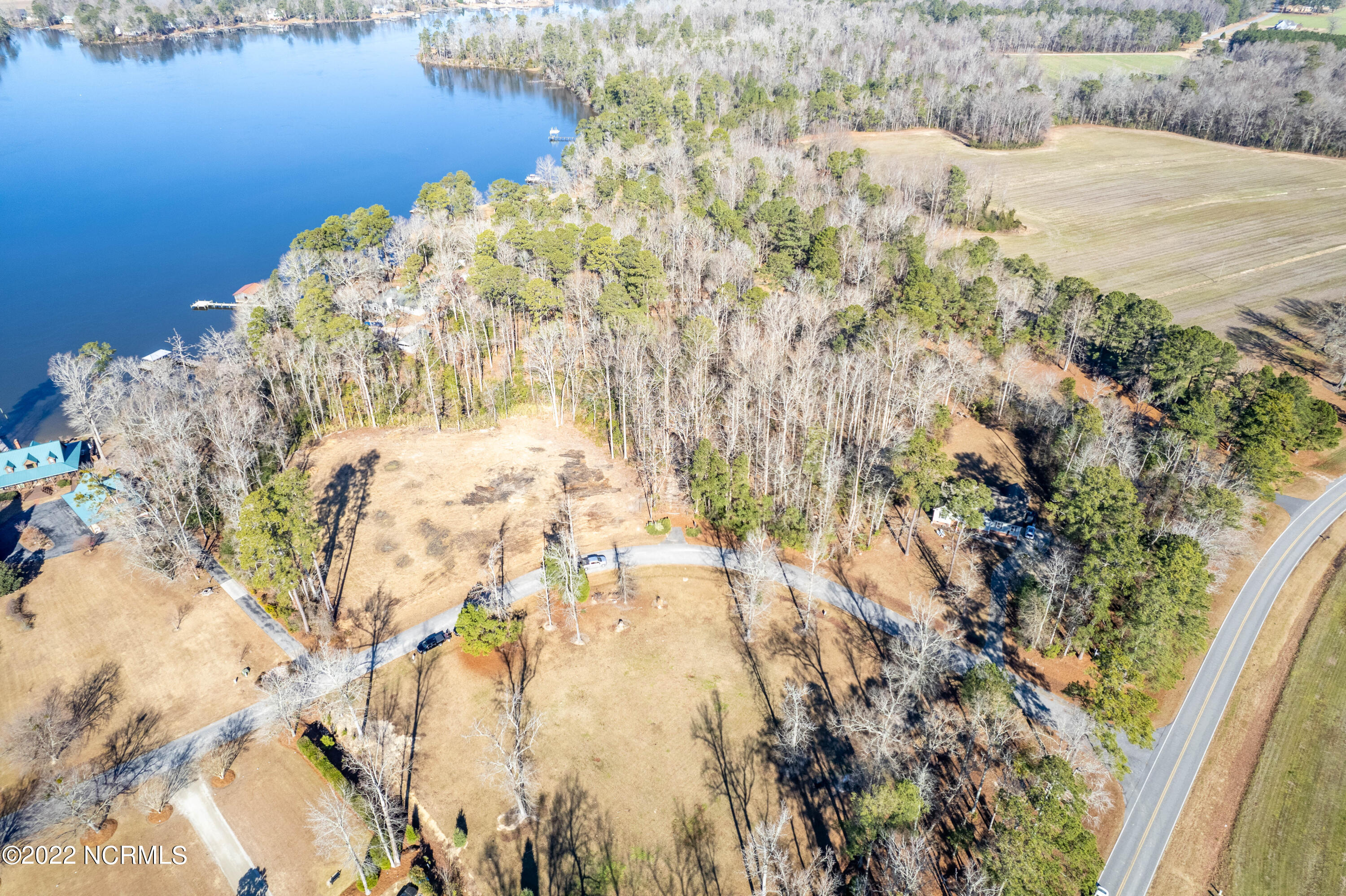 Lot 16 Teachs Cove Road Bath, NC 27808 - Photo 3 of 18 Aerial View 3