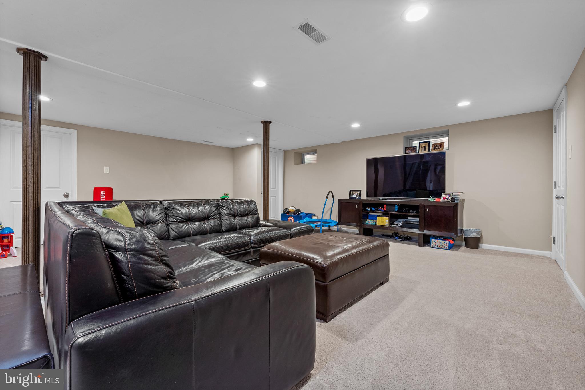 650 Farragut Avenue Haddonfield, NJ 08033 - Photo 35 of 40 Finished Basement with half bathroom
